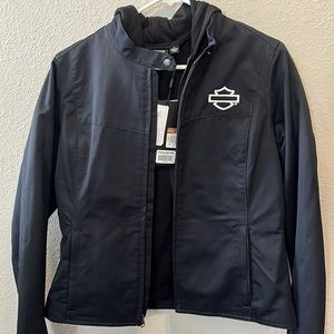 NWT Harley Davidson Combo Jacket/Vest Embroidered Logo Med